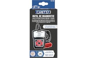 IMDICAR CUSTO Auto Lecteur OBD 2 Multi-Langues Noir