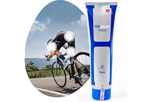 TOP SHIELD RACE crema sottosella antisfregamento professionale for Men - pomata anti irritazione e antifrizione per cosce e glutei - Ciclismo, Corsa, Palestra e Sport estremi (> 2 ore)