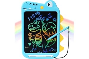 Toddler Toys for 2 3 4 5 6 Years Old Girls Boys Gifts, ScriMemo LCD Writing Tablet 10 inch Kids Toys Doodle Board, Dinosaur Toys Drawing Pad for Kids 2 3 4 5 6 7Years Old Boy Girl Birthday Gifts(Blue)
