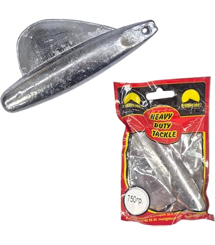 Set Di 3 Piombi Da Traino Jenzi Rosso 40/70/90g Per Paravan – Antistrappo Con Adesivo Petri Heil