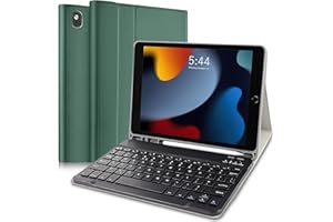 LACHESIS New iPad 10.2 Keyboard Case 9th Generation(2021)/ 8th Gen(2020)/ 7th Gen(2019), Slim Shell Lightweight Smart Case with Magnetically Detachable Wireless Keyboard for iPad Air 3, iPad Pro 10.5 2017