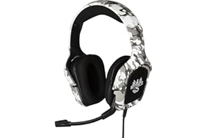 Konix Mythics Casque Gaming Filaire Ares Camo pour PS4, PS5, Switch et Xbox - Microphone 45° - Câble 1,5 m - Prise Jack 3,5 mm - Motif Camouflage