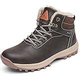 Mishansha Donna Uomo Stivali Invernali Caldi Scarpe da Trekking Antiscivolo Impermeabile Stivaletti, Gr.36-48