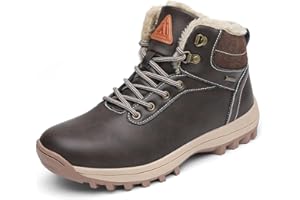 Mishansha Hombre Botas Mujer Botines Invierno Zapatos de Senderismo Adulto Cálido Nieve Aire Libre Boots