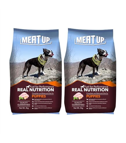 Meat Up Adult Dry Dog Food Chicken Flavour 6Kg