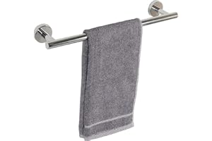 YUET 40CM Toalleros de Barra para Baño Cromado Acero Inoxidable SUS304 Soporte para Toallas de 16 Pulgadas En Pared para Baño y Cocina, Plata Pulida