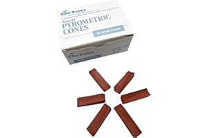 Orton Cones Pyrometric Cones For Monitoring Ceramic Kiln Firings-Cone 04 (1 Pkg/50)