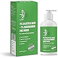 BAKE 2% Salicylic Acid & 3% Niacinamide Face Wash for Oily Acne Prone Skin | Treats Active Acne & Fades Acne Marks & Dark Spots | Daily Anti Acne Face Wash - 100ml