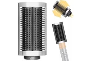 MOUPAA Duża mocna szczotka wygładzająca do Dyson Airwrap Styler, nasadka grzebieniowa do stylizacji włosów, czarna