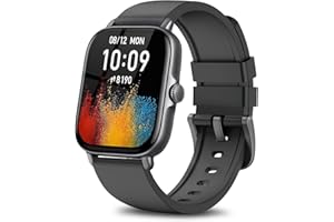 ASWEE Smartwatch Con Effettua/Risposta Chiamate, 1.85" Orologio Smartwatch Uomo Donna 100+ Sportive Smart Watch Con Contapassi/Sonno/Cardiofrequenzimetro, Impermeabil IP68 Fitness Tracker iOS Android