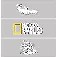 Animal Deer, Compass, NAT Geo Car Stickers Exterior Window Sides Sticker Vinyl Decal Standard Size