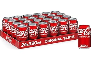 COCA-COLA Coca Cola Coke Soft Drink Can 330ml Ref A00768 [Pack 24]