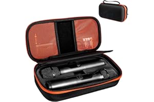 YISKY Micrófono Estuche Rígido Caja de Almacenamiento