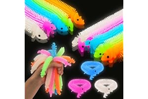 Ainiv Zabawka z dinozaurami, 10 świecących w ciemności, sensoryczna, redukuje stres i stres, zabawka sensoryczna dla dzieci i dorosłych z autyzmem, terapia ADHD