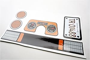 The Toy Restore Replacement Decals Fits Little Tikes Vintage Original Cozy Coupe Car Orange