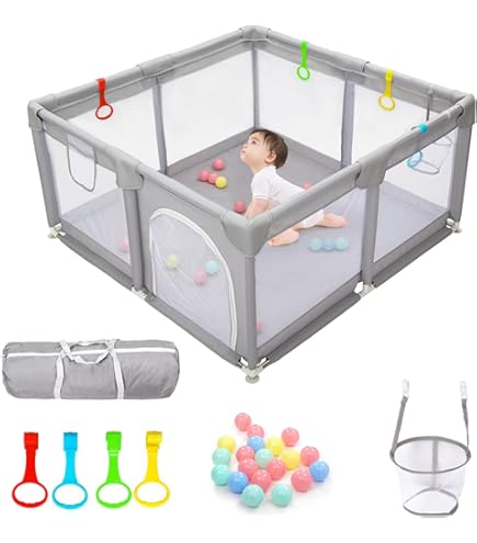 decalsweet speelmat baby 127×127cm met anti-slip, extra dikke 2cm zachte kruipmat baby, opvouwbare kruipmat voor baby kruipdeken voor kinderkamer binnen buiten hek (boho rainbow