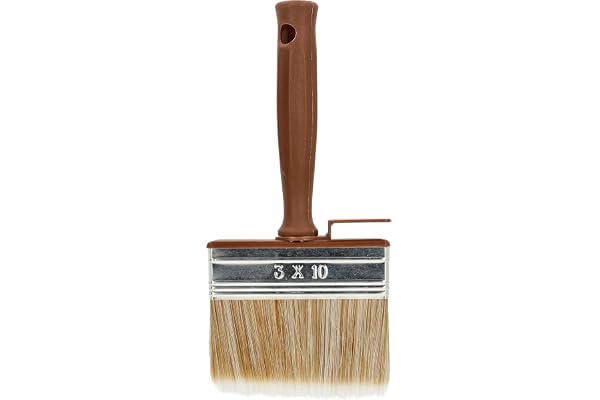 Hardy Working Tools – Pinceau Spalter 100 mm, Série 85 – Brosse Large de Peinture pour Bois et Vernis, Poils Synthétiques Clairs pour Peindre Lasurer et Vernir