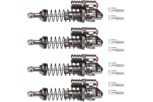 DILWE 4Pcs RC amortisseurs, Ressorts de Haute résistance Amortisseur pour Axial / SCX10 / D90 / TRX-4 RC Crawler Voiture