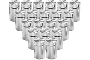 ZDNT 20 Pcs Standoff Fixings,Advertisement Fixing Screws,Standoff Wall Fixings,Stainless Steel Advertising Screw,Wall Standoffs Glass Bolt,Wall Fixings,Standoff Nails for Advertisement Fixings