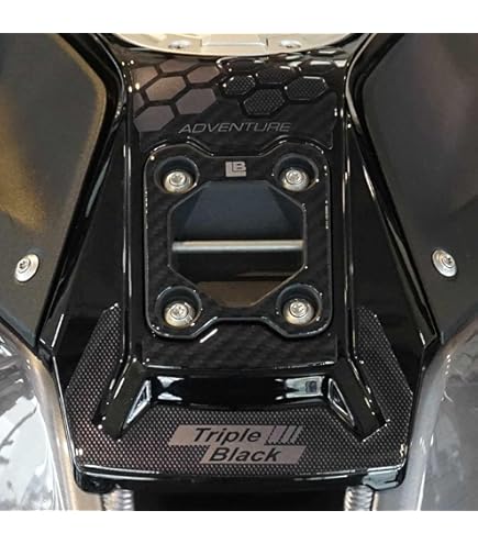 AUTOCOLLANTS 3D Réservoir de Moto Latéral Compatible BMW R 1300 GS Triple Black