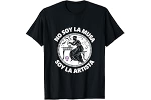 BRUJAS FEMINISTAS No Soy La Musa Soy La Artista 8 Marzo Día de la Mujer 8m Fem Camiseta