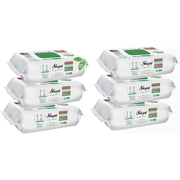 Sleepy Easy Clean Lot De 100 Lingettes Nettoyantes De Surface - Additif Blanchissant - Hygiène Supplémentaire