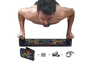 ‎FITARC Fitarc Push Up Board 12 in 1 With Resistance Band liegestütze brett trainingsgeräte liegestützgriffe liegestütze stange Workout Equipment for Men and Women Portable Gym Strength Training Board