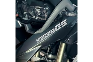 BLACK DOVES GRAPHICS N.2 Aufkleber R1200GS kompatibel mit/Ersatz für BMW Motorrad R 1200 GS (Silber)