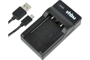 vhbw Ładowarka USB kompatybilna z aparatem Nikon CoolPix S200, S220, S225, S230, S3000, S4000, S500, S510, S5100, S570, S60, S600, S700, S80