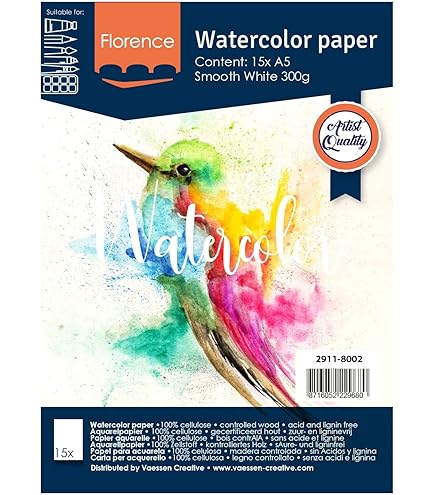 Tombow Aquarelpapier 24 x 32 cm - 15 vellen 300 grams Roomwit | Be Creative Shop