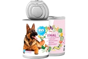 BARAKALDO VET+SHOP TIENDA VETERINARIA BVS Vet Shop | Diet Renal Cerdo con Verduras Lata para Perros | Adecuado para apoyar la función renal, con Aceite de salmón y prebióticos | 1 unid. x 400 gr