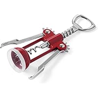 HENDI Korkenzieher, mit Kapselheber, Korkenzieher & Flaschenöffner, 170mm, Verchromt