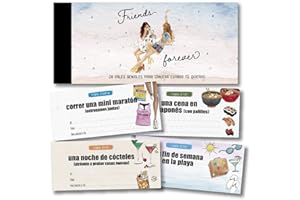 HappyMots Talonario de Vales para Amigas | Friends Forever | Regalos originales para amigas | 15 propuestas + 5 vales para rellenar | Regalos Originales para Mujer | Regalo Navidad