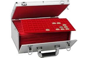 SAFE 273 Portamonete gigante portamonete con 15 inserti per oltre 500 monete diverse