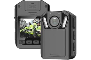 SRIKEKL Ultra HD 1440P Body Camera with Audio and Video,128GB Memory, 2.0 LCD, Built-in Battery Last 12 Hours Record, Night Vision,Wearable Mini Body Cam for Personal Use，Law Enforcement