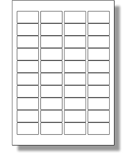 Label Planet® 21 Per Page/Sheet 10 Sheets (210 MATT WHITE POLYETHYLENE Sticky Labels) A4 Waterproof Permanent Pliable Matte Plastic Printable