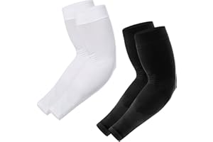 Newbyinn Arm Sleeves for Men Women, Cooling Sleeves to Cover Tattoo Arm, UV Sun Protection, Mid Compression, Tattoo Cover Up, Gaming Sleeve