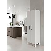 ARUAT Modern 6 Raf'lı Mutfak & Banyo &Ccedil;ok Ama&ccedil;lı Kullanılabilen Kapaklı Dolap