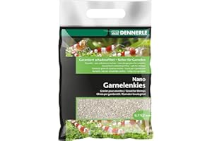 Dennerle Nano Garnelenkies | CO2 beständiger Aquarienkies | Geeignet für Garnelen und Krebse (Sunda Weiß)