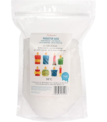 Creato Z4000 Wachsgranulat – Paraffin Kerzenwachs, 500 G, Ideal Zum Kerzengießen