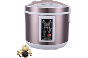 KENSBRO Macchina per fermentazione aglio nero, 5 l, fermentatore aglio nero con supporto per aglio in acciaio inox a 2 strati, fermentazione rapida per yogurt, cetriolo, ecc