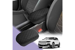 LUWU Jeep Avenger 2023 2024 Copertura per Bracciolo Console Centrale Avenger EV Bracciolo Protezione 3 CM Ispessito Alleviare L'Affaticamento Antigraffio Jeep Avenger Accessori