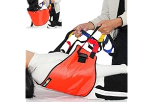 KkaFFe Transfer Sling for Nursing Patients, 61 Inches Patient Lift for Seniors, Elderly Safety Lifting Aids，Transfer Belt for Patient Care，Transfer Boards for Bedridden Patient (Orange)