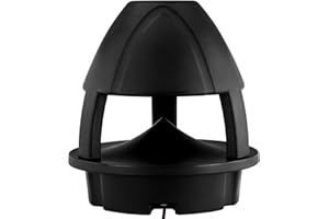 Pronomic HLS-560 BK 360° Gartenlautsprecher (2-Wege, Outdoor Lautsprecher Box, 5,25" (133 mm) Woofer, 1,2" (30 mm) Tweeter, UV-resistent, wasserdicht, 60/120/240 Watt RMS/Musikleistung/Peak) schwarz