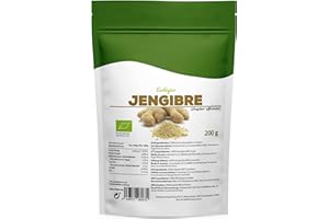 Gingembre en poudre 200 g bio | INKANAT | 100 % naturel et pur | arôme intense et propriétés digestives