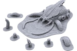 EnderToys Kraken, 3D-gedruckte 28 mm Miniaturen für Tisch-RPGs und Kriegsspiele