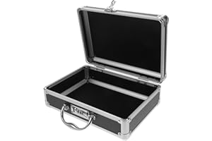 DOITOOL Boîte à Outils Aluminium avec Cadenas à Code Mallette Portable Vide pour Rangement Outils à Main Caisse Multifonction pour Bricolage et Usage Domestique