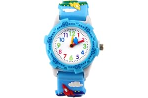 ARPDJK Kids Watch for Boys Girls, Cute Waterproof Childs Toy Teaching Watches, 3D Time Teacher Todder Cartoon Watch, Best Gift for Childrens