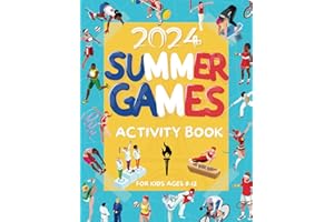 Summer Games 2024 Activity Book: Paris Olympics Interactive Puzzle Book for Kids Ages 8 -12
