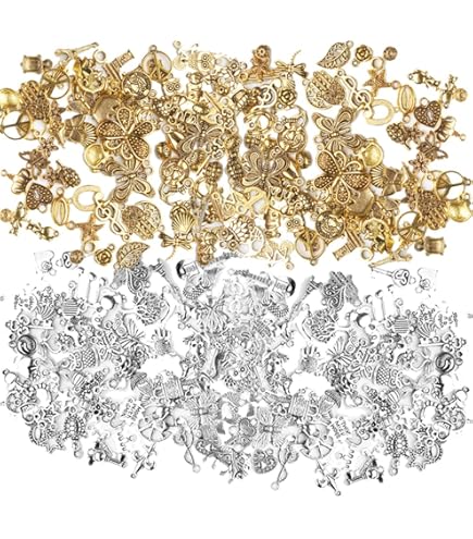 Bruxelles08 Lot De 10 Pendentifs En Alliage 0-9 Chiffres Avec Pendentif à Breloques Pour Fabrication De Bijoux, Colliers, Bracelets, Boucles D'oreilles Et Autres Accessoires De Mode Argenté Antique